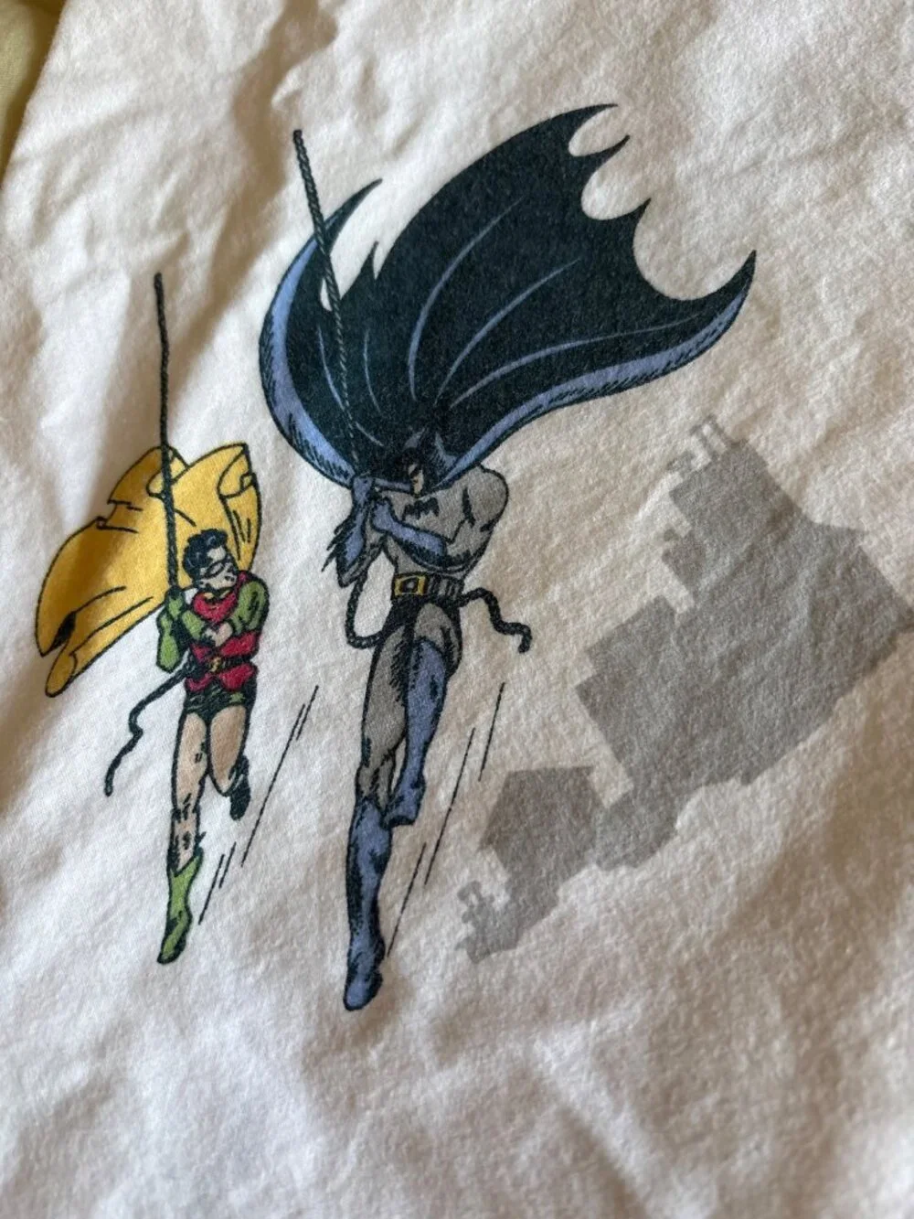 Pottery Barn Kids Batman Full Set Flat Fitted Sheet Pillow Case Cotton